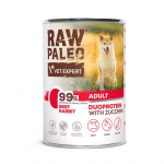 VETEXPERT Raw Paleo Duoprotein Beef - Rabbit Adult - wet dog food - 400g