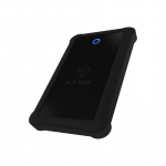 Raidsonic | ICY BOX | IB-233U3-B External enclosure for 2.5" SATA HDD/SSD with USB 3.0 interface and silicone protection sleeve | SATA I, II, III | USB 3.0 | 2.5"