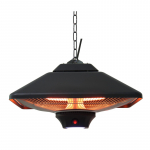 TunaBone Electric Ceiling Patio Heater | TB2088-01 | Patio heater | 2000 W | Number of power levels 3 | Black | IP24