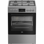 BEKO Cooker | FBMA61330GXDT | Hob type Gas | Oven type Electric | Stainless Steel | Width 60 cm | Grilling | LED | Depth 60 cm | 72 L