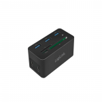 LogiLink UA0370 laptop dock/port replicator Wired USB 3.2 Gen 1 (3.1 Gen 1) Type-C Black