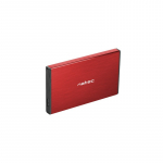 NATEC HDD ENCLOSURE RHINO GO (USB 3.0, 2.5", RED)