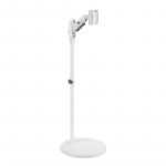 Mobilny stojak podłogowy na monitor/TV Maclean, sprężyna gazowa, 17"-35", 2-10kg, biały, MC-970W