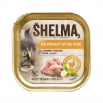 SHELMA Chicken and liver pate - wet cat food - 100g