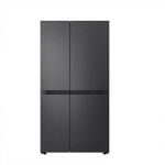 LG Refrigerator | GSBC40EPPE | Energy efficiency class E | Free standing | Side by side | Height 179 cm | No Frost system | Fridge net capacity 423 L | Freezer net capacity 241 L | Display | 36 dB | Black