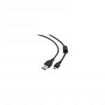 GEMBIRD CCF-USB2-AM5P-6 USB 2.0 A- MINI 5PM 1.8m cable with ferrite core