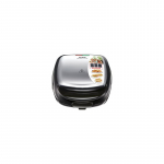 TEFAL Sandwich Maker | SW342D38 | 700 W | Number of plates 3 | Black/Stainless Steel