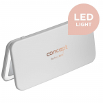 Cosmetic mirror with LED light, white KZ2010 CONCEPT