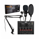 DNA YOU2B - podcast kit (microphone, audio interface, tripod)