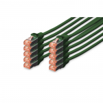 Digitus CAT 6 S/FTP patch cable, 10 pieces