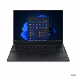Lenovo ThinkPad E16 G4 AMD | Black | 16 " | IPS | WUXGA | 1920 x 1200 pixels | Anti-glare | AMD Ryzen AI 5 | 330 | 16 GB | SODIMM DDR5 | Solid-state drive capacity 512 GB | AMD Radeon 820M Graphics | Windows 11 Pro | 802.11be | Bluetooth version 5.4  ...
