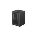 Lanberg FF01-6618-23B rack cabinet 18U Freestanding rack Black