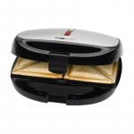 Clatronic ST/WA 3670 sandwich maker 800 W Black, Stainless steel