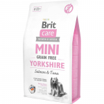 BRIT Care Mini Yorkshire Grain Free Salmon with tuna - dry dog food - 2 kg