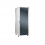 SOMI Networks | 27U, 19&Prime; Freestanding Cabinet | 27U-60/60NAC | Gray | Max Load 800kg; Removable and Lockable Side Panels; Glass Doors; Unassembled | Depth: 60 cm