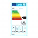 Candy Hood | CBG52SX | Built-in | Energy efficiency class C | Width 52 cm | 168 m&sup3;/h | Mechanical | LED | Silver