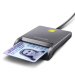 CARD READER FLAT SMARTCARD/ID/USB2.0 1.3M CRE-SM3T AXAGON