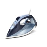 Philips Steam Iron | DST7020/20 | Steam Iron | 2800 W | Water tank capacity 300 ml | Continuous steam 50 g/min | Steam boost performance 250 g/min | Blue