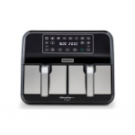 Kenwood HFM20.000MB fryer Double 8 L Stand-alone 1700 W Hot air fryer Black