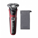 Philips SHAVER Series 5000 S5883/10 men's shaver Rotation shaver Trimmer Black, Red