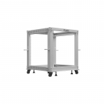 Open Rack 19'' 12U 600x600-1100 grey