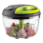 KOHE 600 ml vegetable shredder, 3 blades, green and black