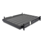 StarTech.com 2U Sliding Server Rack Mount Shelf - 20 to 30in Adjustable Mounting Depth - Vented - 50lb - Heavy Duty Universal 19&rdquo; Rack Shelf for Equipment Rack - 24in Deep
