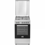 Simfer | Cooker | 5405SERGG | Hob type Gas | Oven type Electric | Stainless steel | Width 50 cm | Electronic ignition | Depth 60 cm | 43 L