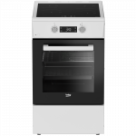 BEKO Cooker | FSM59305WDT | Hob type Induction | Oven type Electric | White | Width 50 cm | Grilling | Depth 60 cm | 60 L