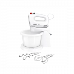 Bosch | Mixer | CleverMixx MFQ2600G | Mixer with bowl | 375 W | Number of speeds 4 | Turbo mode | White