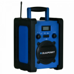 Mobile radio BLAUPUNKT PP30BT JOBSITE Construction radio Blue, Black