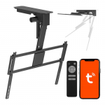 Maclean Electric TV Mount, Ceiling-Mounted, Tuya Compatible, Max. VESA 800x400, for 43-86" TVs, Max. 55 kg, MC-176 T