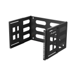 Lanberg Folding Bracket Wall-mount 19" 6U | FB01-5406-10B | Black