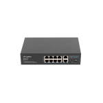 Lanberg Switch PoE+ Rack 10"/19"  RSFE-8P-2GE-120
