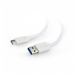 CABLE USB-C TO USB3 0.1M WHITE/CCP-USB3-AMCM-W-0.1M GEMBIRD