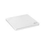 H.L Data Storage | Ultra Slim Portable DVD-Writer | GP60NW60 | Interface USB 2.0 | DVD&plusmn;R/RW | CD read speed 24 x | CD write speed 24 x | White | Desktop/Notebook