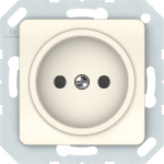 Ki&scaron;tukinis lizdas Vilma SL250 111030201201, be įžeminimo, dramblio kaulo sp.