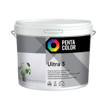 Dispersiniai dažai Pentacolor Ultra 3, balta sp., 10 l