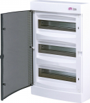 Modulinis skydas ETI ECT36PT, vir&scaron;tinkinis, IP40, 36 mod., balta sp./juoda sp.