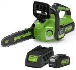 Akumuliatorinis grandininis pjūklas Greenworks GD24CS30K4, 30 cm