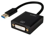 Adapteris Logilink USB 3.0 / DVI USB 3.0, DVI, juoda sp.