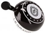 Dviračio skambutis Kross LeGrand Gong Black/White, plienas, balta/juoda