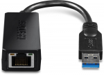 Adapteris TRENDnet USB 3.0 - Gigabit Ethernet TU3-ETG USB, RJ-45, 0.13 m, juoda sp.