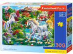 Dėlionė Castorland Unicorn Garden 030521, 29 cm x 40 cm, 300 vnt., įvairių spalvų