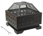 Laužavietė - ugniakuras Cattara Square, 63.5 cm x 63.5 cm x 62 cm