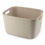Krep&scaron;elis, daiktų saugojimo Curver Softex, 19 l, kreminė sp., 37.9 x 22.1 x 29.2 cm