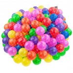 Kamuoliukų rinkinys baseinui, ⌀ 7 cm, 100 vnt, įvairių spalvų