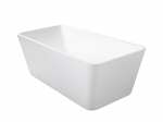 Vonia, laisvai pastatoma Besco Evita, 160 cm x 80 cm x 58 cm, stačiakampis, balta sp.