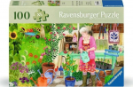Dėlionė Ravensburger Garden, 19.2 cm x 27.9 cm, 100 vnt., įvairių spalvų