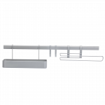 Virtuvinis stovas Kuchinox, 60 cm x 14 cm, plienas, pilka sp.